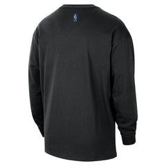 Nike Chicago Bulls 2025/26 City Edition Remix Essential Logo Long Sleeve T-Shirt Black