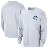 Nike Memphis Grizzlies 2025/26 City Edition Remix Essential Logo Long Sleeve T-Shirt White