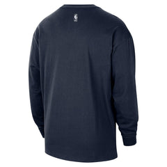 Nike Oklahoma City Thunder 2025/26 City Edition Remix Essential Logo Long Sleeve T-Shirt Navy