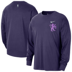 Nike Sacramento Kings 2025/26 City Edition Remix Essential Logo Long Sleeve T-Shirt Purple
