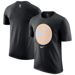 Nike Atlanta Hawks 2025/26 City Edition Remix Essential Logo T-Shirt Black