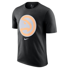 Nike Atlanta Hawks 2025/26 City Edition Remix Essential Logo T-Shirt Black