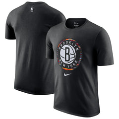 Nike Brooklyn Nets 2025/26 City Edition Remix Essential Logo T-Shirt Black