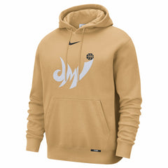 Nike Washington Wizards 2025/26 City Edition Essential Logo Remix Hoodie Gold