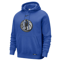 Nike Dallas Mavericks 2025/26 City Edition Essential Logo Remix Hoodie Blue