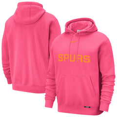 Nike San Antonio Spurs 2025/26 City Edition Essential Logo Remix Hoodie Pink