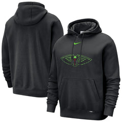 Nike New Orleans Pelicans 2025/26 City Edition Essential Logo Remix Hoodie Black