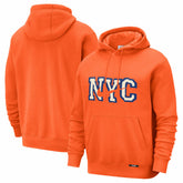 Nike New York Knicks 2025/26 City Edition Essential Logo Remix Hoodie Orange