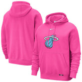 Nike Miami Heat 2025/26 City Edition Essential Logo Remix Hoodie Pink