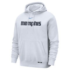 Nike Memphis Grizzlies 2025/26 City Edition Essential Remix Club Hoodie White