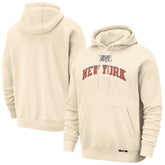 Nike New York Knicks 2025/26 City Edition Essential Remix Club Hoodie Natural