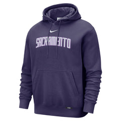 Nike Sacramento Kings 2025/26 City Edition Essential Remix Club Hoodie Purple