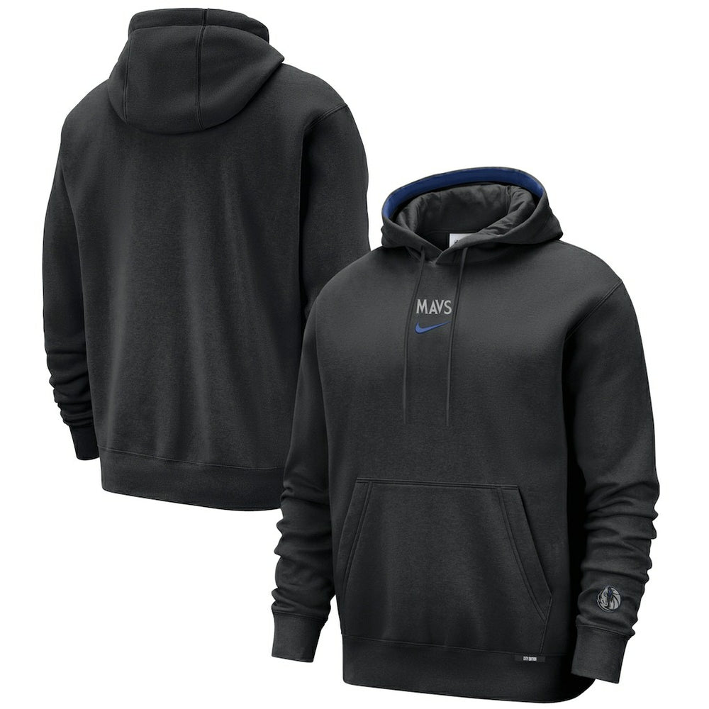 Nike Dallas Mavericks 2025/26 City Edition Remix Premium Courtside Hoodie Black
