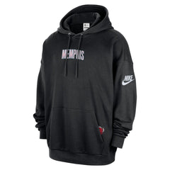 Nike Memphis Grizzlies Classic Edition Hardwood Classics Premium Club Heavyweight Fleece Hoodie Black