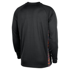 Nike Brooklyn Nets 2025/26 City Edition Authentic Pregame Dri-FIT Long Sleeve Shooting T-Shirt Black