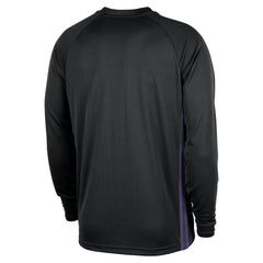 Nike Los Angeles Lakers 2025/26 City Edition Authentic Pregame Dri-FIT Long Sleeve Shooting T-Shirt Black