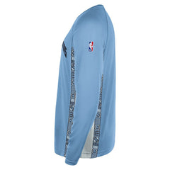 Nike Memphis Grizzlies 2025/26 City Edition Authentic Pregame Dri-FIT Long Sleeve Shooting T-Shirt Light Blue