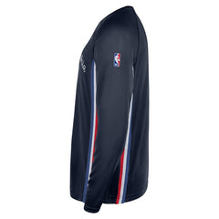 Nike Philadelphia 76ers 2025/26 City Edition Authentic Pregame Dri-FIT Long Sleeve Shooting T-Shirt Navy