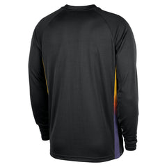 Nike Phoenix Suns 2025/26 City Edition Authentic Pregame Dri-FIT Long Sleeve Shooting T-Shirt Black