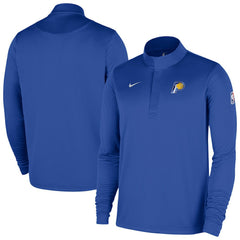 Nike Indiana Pacers 2025/26 City Edition Remix Authentic Coaches Dri-FIT Half-Zip Top Blue