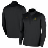 Nike Los Angeles Lakers 2025/26 City Edition Remix Authentic Coaches Dri-FIT Half-Zip Pullover Black