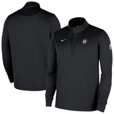 Nike Brooklyn Nets 2025/26 City Edition Remix Authentic Coaches Dri-FIT Half-Zip Top Black