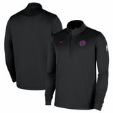 Nike Minnesota Timberwolves 2025/26 City Edition Remix Authentic Coaches Dri-FIT Half-Zip Pullover Black