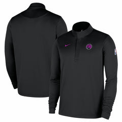 Nike Minnesota Timberwolves 2025/26 City Edition Remix Authentic Coaches Dri-FIT Half-Zip Pullover Black