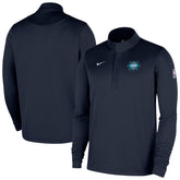 Nike Oklahoma City Thunder 2025/26 City Edition Remix Authentic Coaches Dri-FIT Half-Zip Top Navy