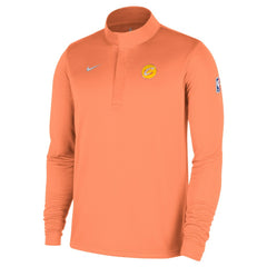 Nike Cleveland Cavaliers 2025/26 City Edition Remix Authentic Coaches Dri-FIT Half-Zip Pullover Orange
