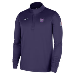Nike Sacramento Kings 2025/26 City Edition Remix Authentic Coaches Dri-FIT Half-Zip Top Purple