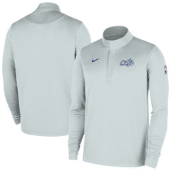 Nike Orlando Magic 2025/26 City Edition Remix Authentic Coaches Dri-FIT Half-Zip Top Silver