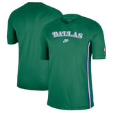 Nike Dallas Mavericks Classic Edition Hardwood Classics Authentic Game Shooting T-Shirt Green