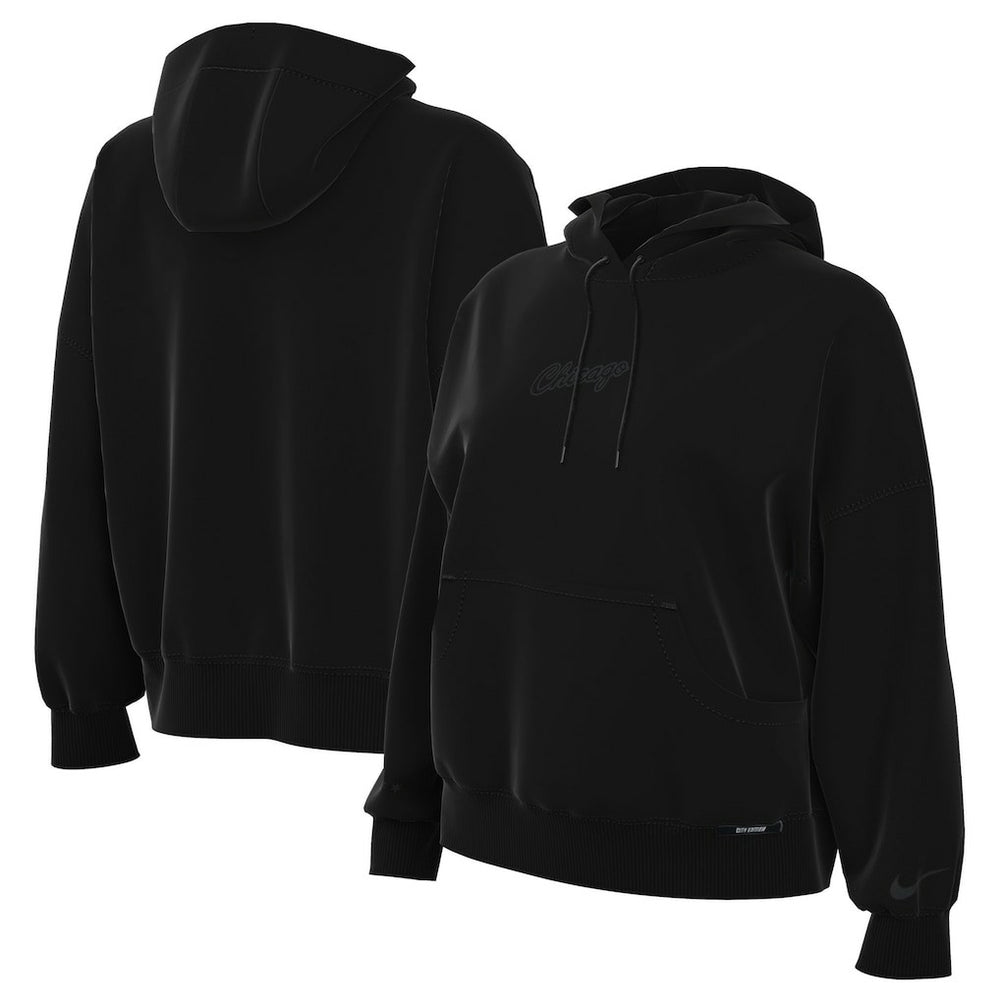 Nike Chicago Bulls Women's 2025/26 City Edition Remix Premium Fleece Hoodie Black