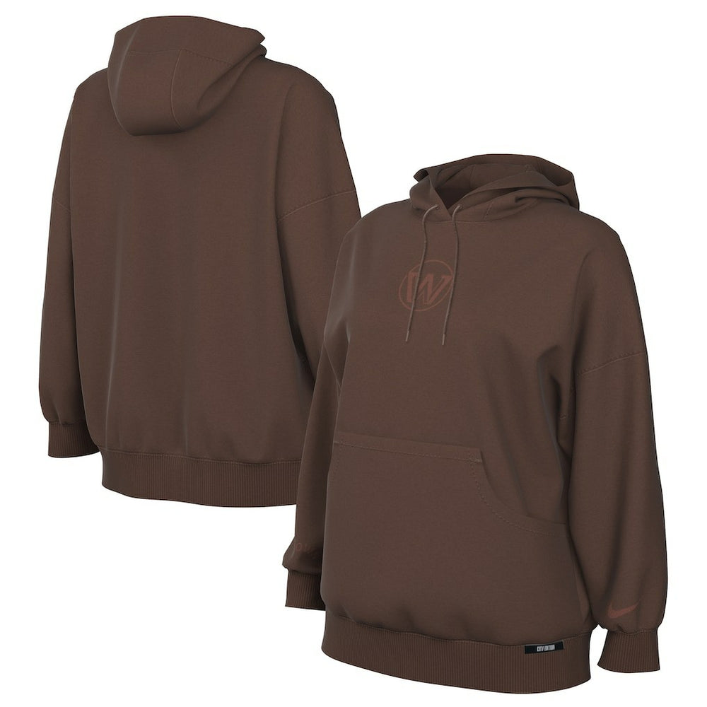 Nike Golden State Warriors Women's 2025/26 City Edition Remix Premium Fleece Hoodie Brown