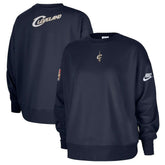Nike Cleveland Cavaliers Women's Classic Edition Hardwood Classics Premium Phoenix Fleece Sweatshirt Navy