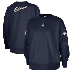 Nike Cleveland Cavaliers Women's Classic Edition Hardwood Classics Premium Phoenix Fleece Sweatshirt Navy