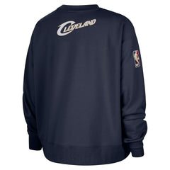 Nike Cleveland Cavaliers Women's Classic Edition Hardwood Classics Premium Phoenix Fleece Sweatshirt Navy