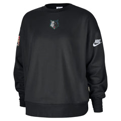 Nike Minnesota Timberwolves Women's Classic Edition Hardwood Classics Premium Phoenix Fleece Sweatshirt Black