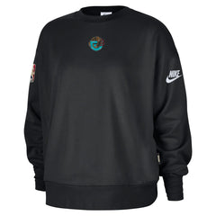 Nike Memphis Grizzlies Women's Classic Edition Hardwood Classics Premium Phoenix Fleece Sweatshirt Black