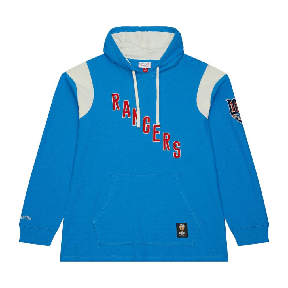 New York Rangers Centennial Lightweight Thermal Hoodie - Blue/White | NHL on sale