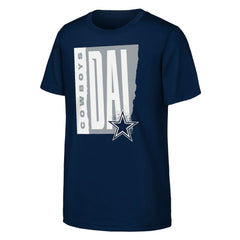 Dallas Cowboys Outerstuff Youth Tear It Up T-Shirt - Navy - NFL