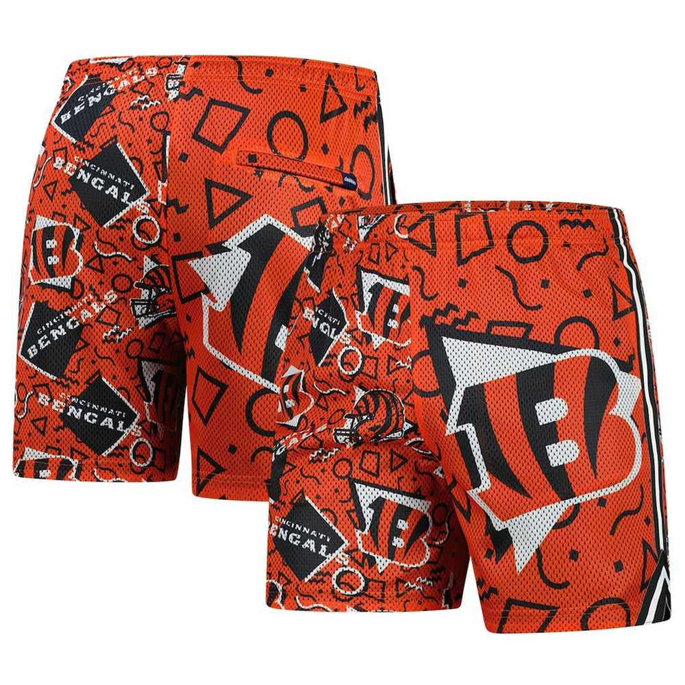 Cincinnati Bengals Chubbies Mesh Shorts - Orange - NFL