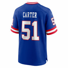 Abdul Carter New York Giants First Round Pick 2nd Alternate Game Jersey - Royal - Nike