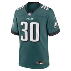 Jihaad Campbell Philadelphia Eagles 2025 NFL Draft First Round Pick Game Jersey - Green - Nike