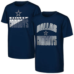 Dallas Cowboys Outerstuff Youth Never Quit 2-Pack T-Shirt Set - Navy - NFL