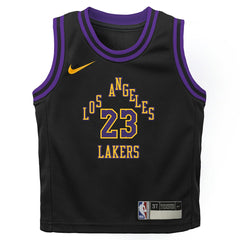 Nike LeBron James Los Angeles Lakers Preschool 2025/26 City Edition Swingman Jersey Black