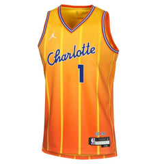Nike LaMelo Ball Charlotte Hornets Youth 2025/26 City Edition Swingman Jersey Orange