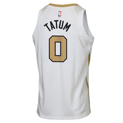 Nike Jayson Tatum Boston Celtics Youth 2025/26 City Edition Swingman Jersey White