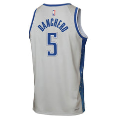 Nike Paolo Banchero Orlando Magic Youth 2025/26 City Edition Swingman Jersey Silver